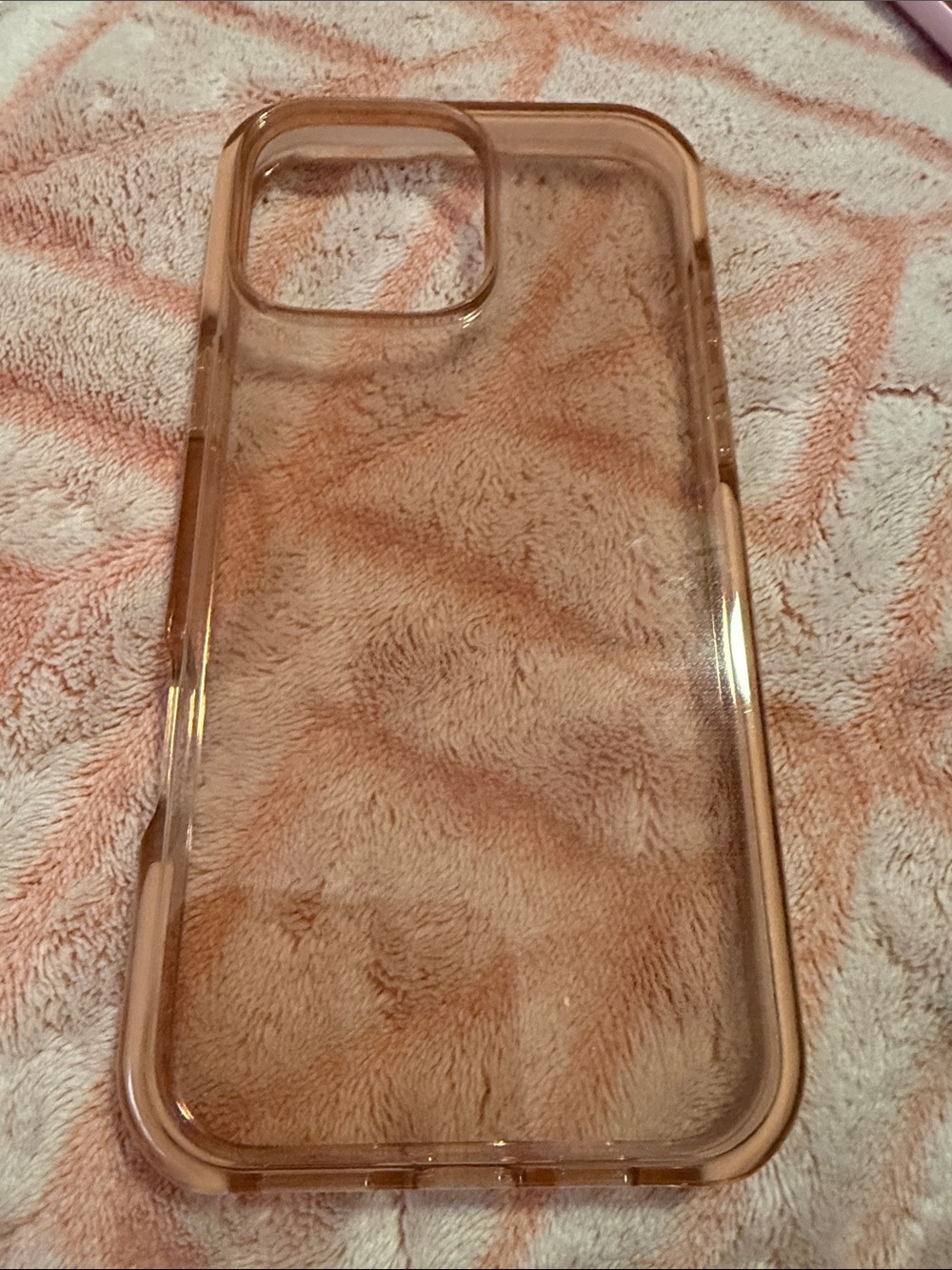 Transparent Rose Gold Clear Phone Case - Compatible Cell Phone Accessory